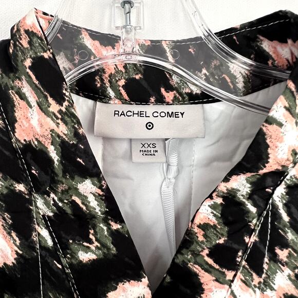 RACHEL COMEY‎ x TARGET Animal Print Cropped Quilted Jacket Black NWT Women's XXS - Picture 9 of 11